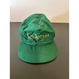 Vintage La Cantera San Antonio Texas Golf Rope Strapback Hat Green TexAce Cap
